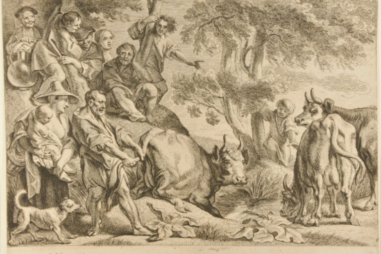 CACUS STEALING THE CATTLE OF HERCULES