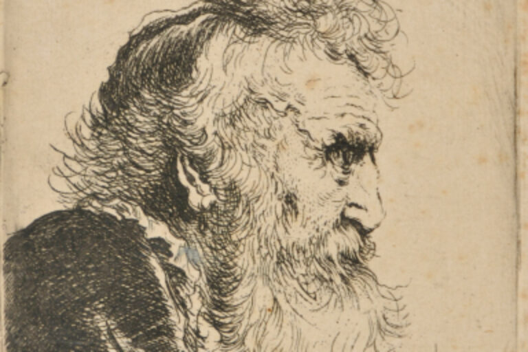 HEAD OF AN OLD MAN WITH A BEARD