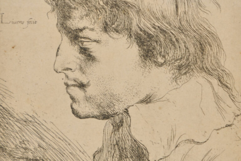 HEAD OF A YOUNG MAN, PROFILE TO LEFT