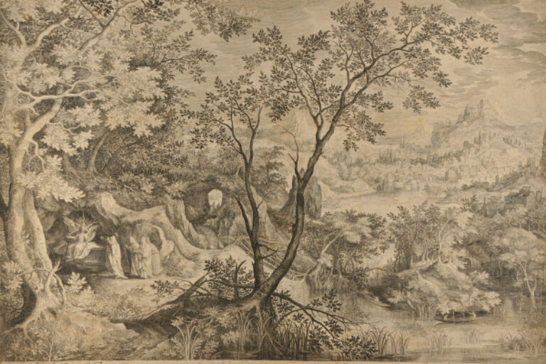LANDSCAPE WITH HOLY WOMEN GOING TO THE SEPULCHRE