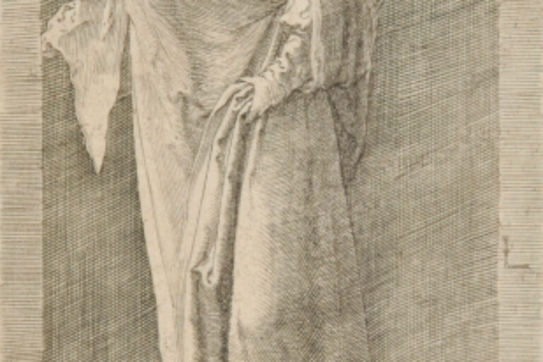 THE VIRGIN WITH CHILD IN THE NICHE