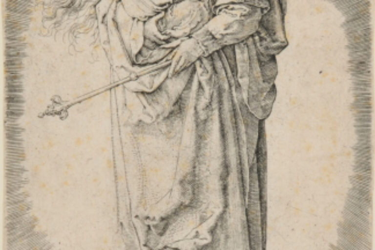 THE VIRGIN WITH CHILD ON THE CRESCENT
