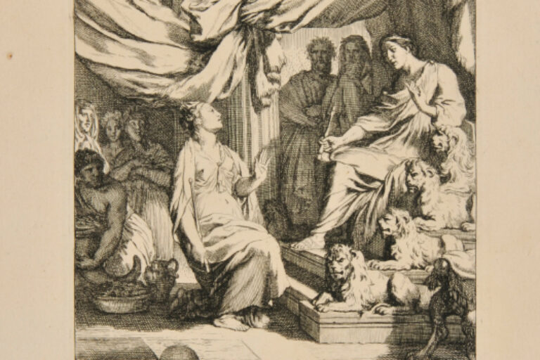 THE QUEEN OF SHEBA VISITING KING SOLOMON
