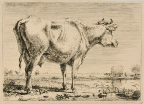 Landscape with Cow in Foreground