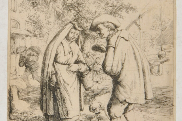 MAN AND WOMAN TALKING