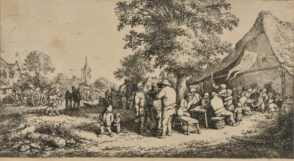 Village Festival, with the Large Tree