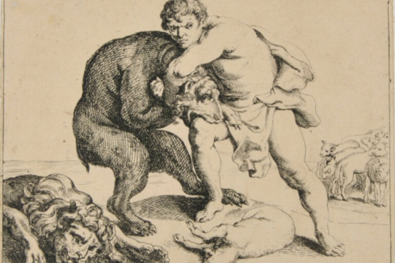 DAVID STRANGLING A BEAR