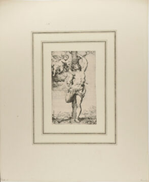 St. Sebastian Bound to a Tree