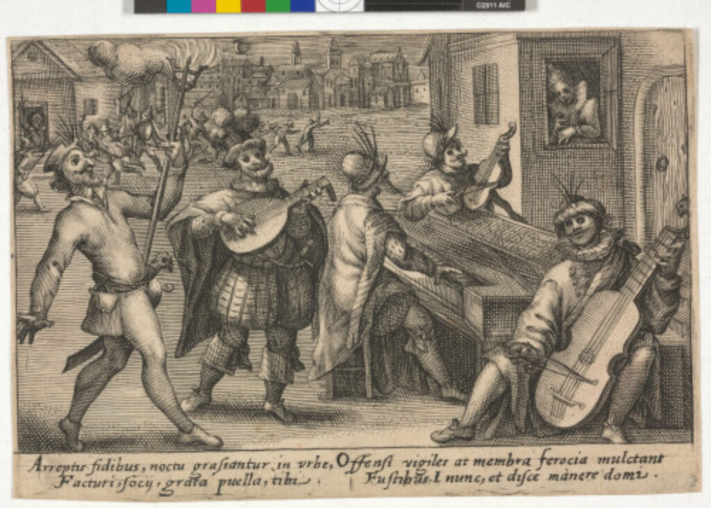 Arretpis fidibus, noctu grassantur