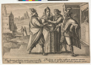 Tres sumus, ardentes unius amore puellae