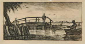 River Landscape with Bridge