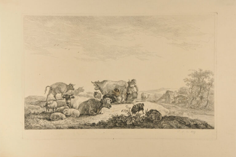LANDSCAPE WITH CATTLE