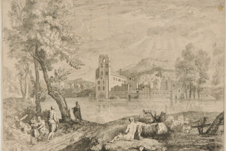 LANDSCAPE WITH NUDE WOMAN