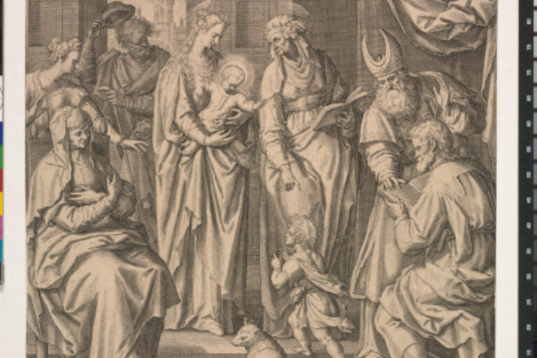 HOLY FAMILY WITH SAINTS ELIZABETH AND JOHN