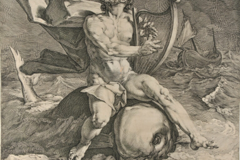 ARION ON A DOLPHIN