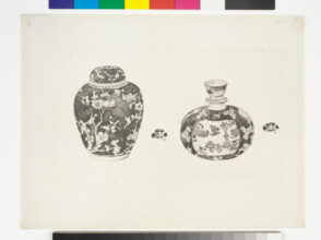 Plate III from the book “A Catalogue of Blue and White Porcelain forming the collection of Sir Henry Thompson (London: Elllis and White, 1878)”