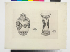 Plate XXVI from the book “A Catalogue of Blue and White Porcelain forming the collection of Sir Henry Thompson (London: Elllis and White, 1878)”