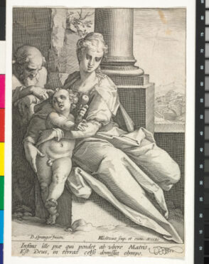 The Holy Family Before the Column