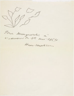 Floral Sketch for Marguerite