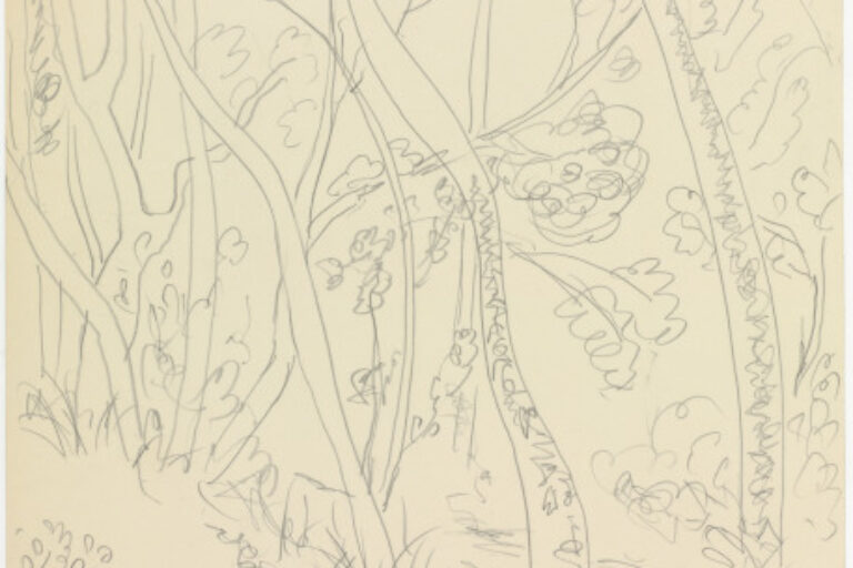 PATH THROUGH TREES (STUDY FOR MALLARMÉ?)