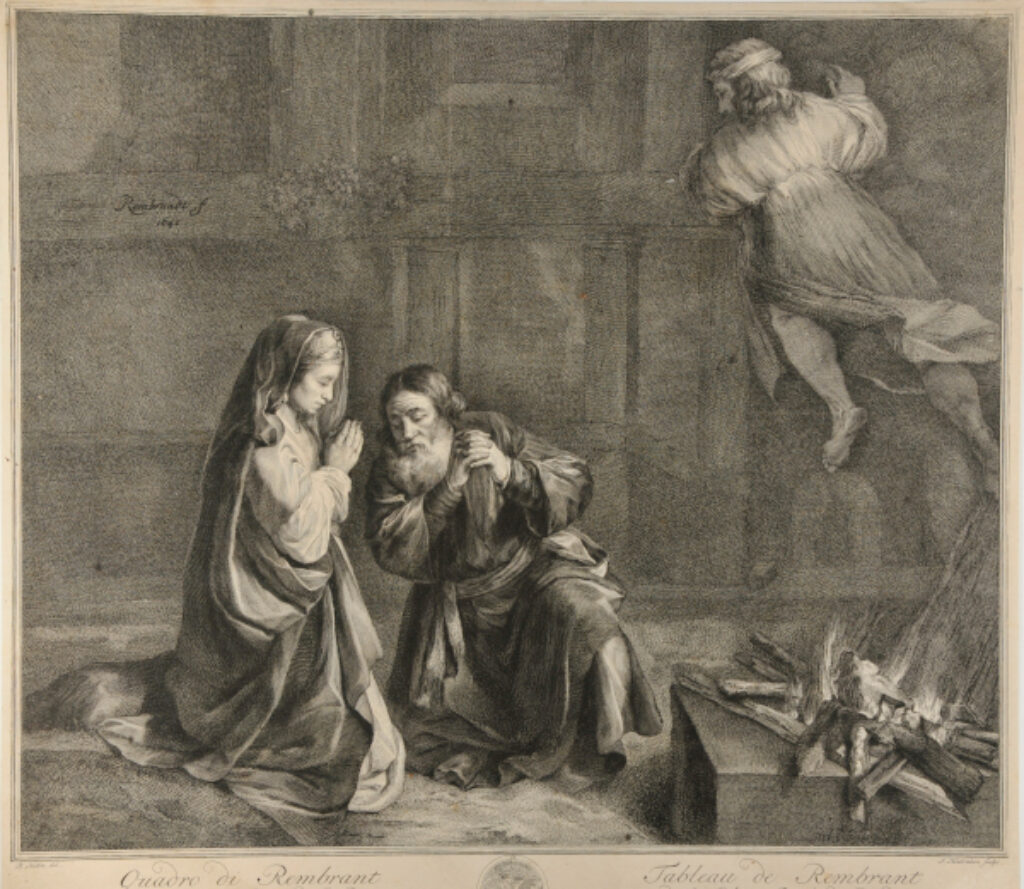 The Angel Ascending in the Flames of Manoah’s Sacrifice