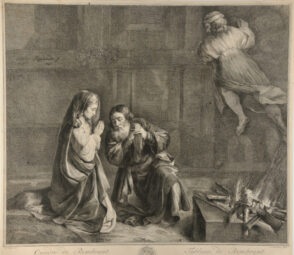 The Angel Ascending in the Flames of Manoah’s Sacrifice