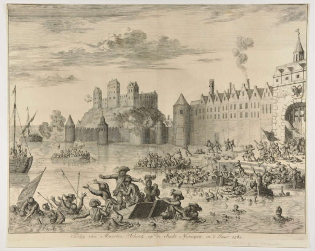 Maerten Schenk Before the City of Nymegen, 1589