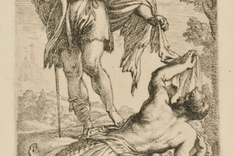 SAINT MARTIN DIVIDING HIS CLOAK WITH A BEGGAR