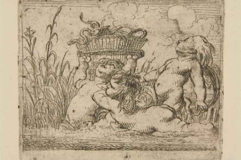 THREE NAKED PUTTI