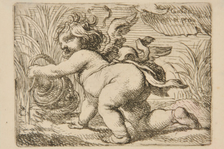 PUTTO KNEELING, POURING WATER FROM AN URN