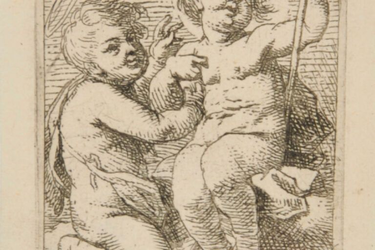 THE CHRIST CHILD AND THE INFANT SAINT JOHN THE BAPTIST