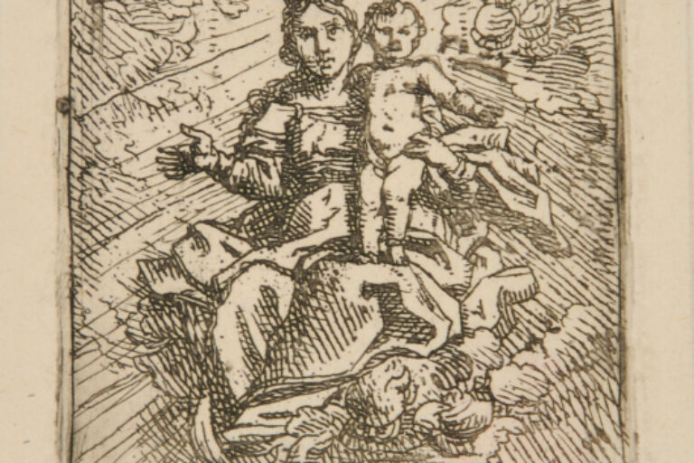 VIRGIN AND CHILD IN CLOUDS