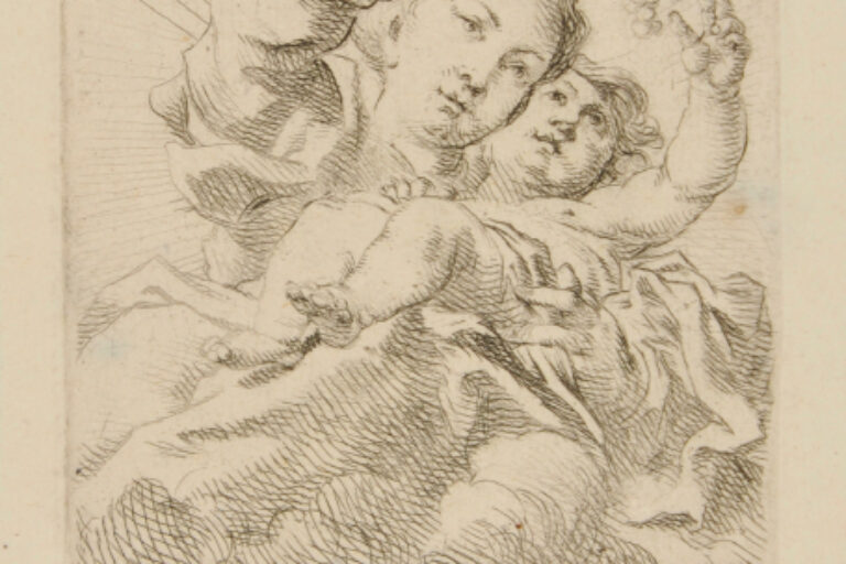 VIRGIN AND CHILD IN THE CLOUDS