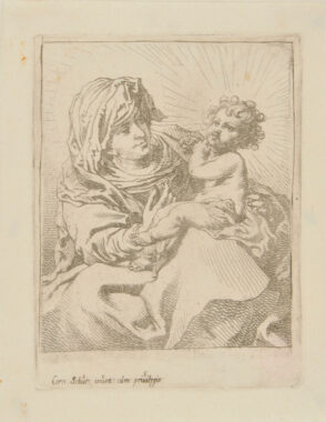 Virgin and Child, the Latter Sitting on the Virgin’s Right Knee