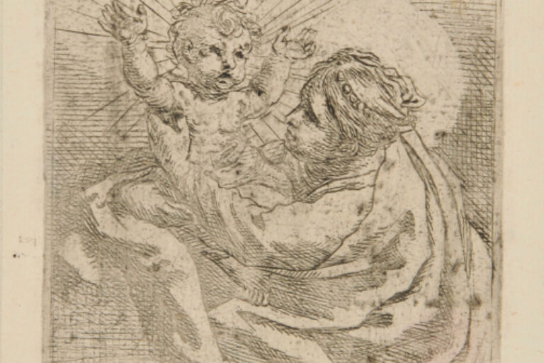 VIRGIN HOLDING UP CHILD