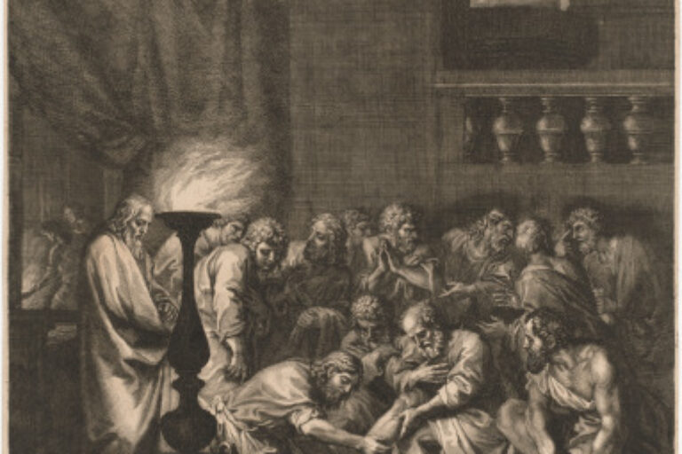 CHRIST WASHING THE FEET OF HIS DISCIPLES