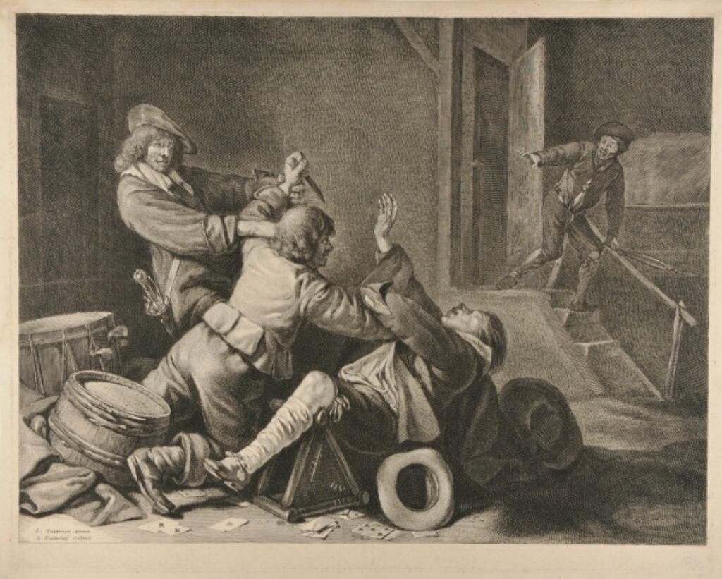 The Fight with Knives