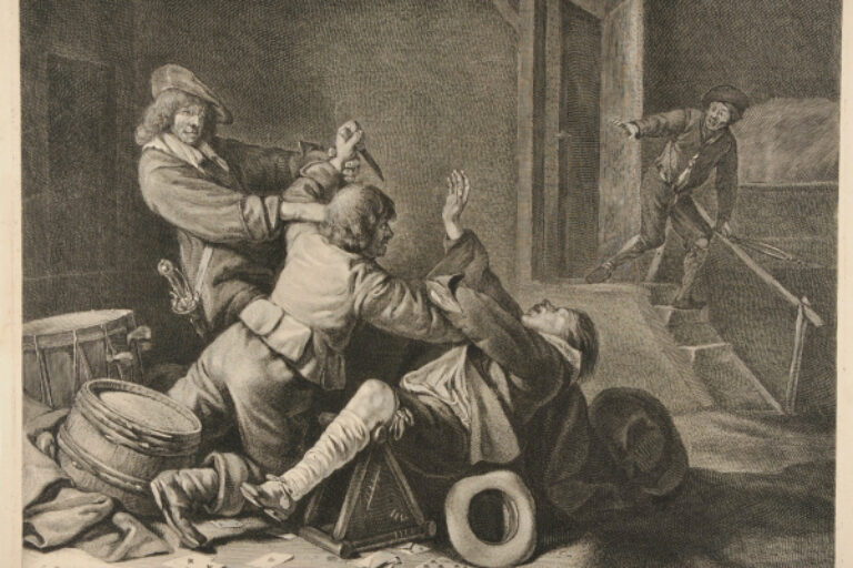 THE FIGHT WITH KNIVES