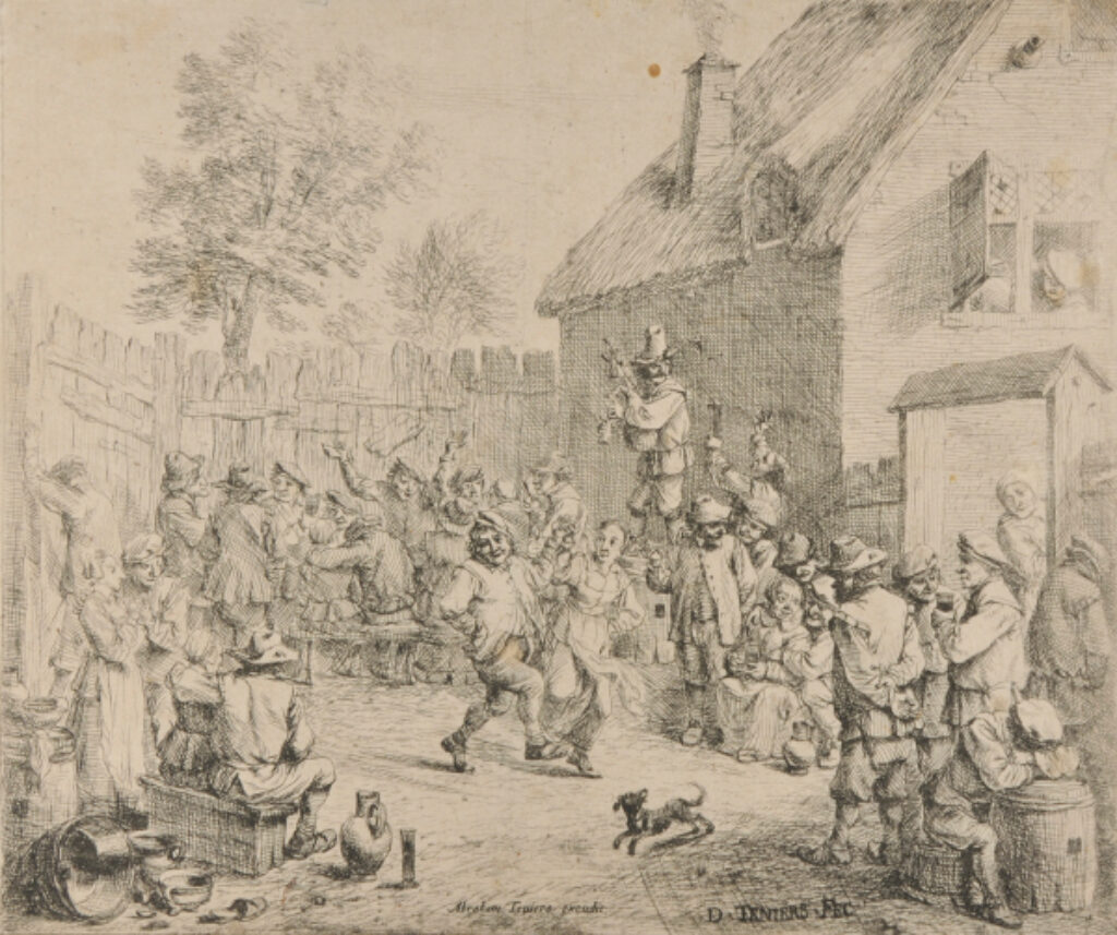 The Peasant Dance in the Tavern Yard