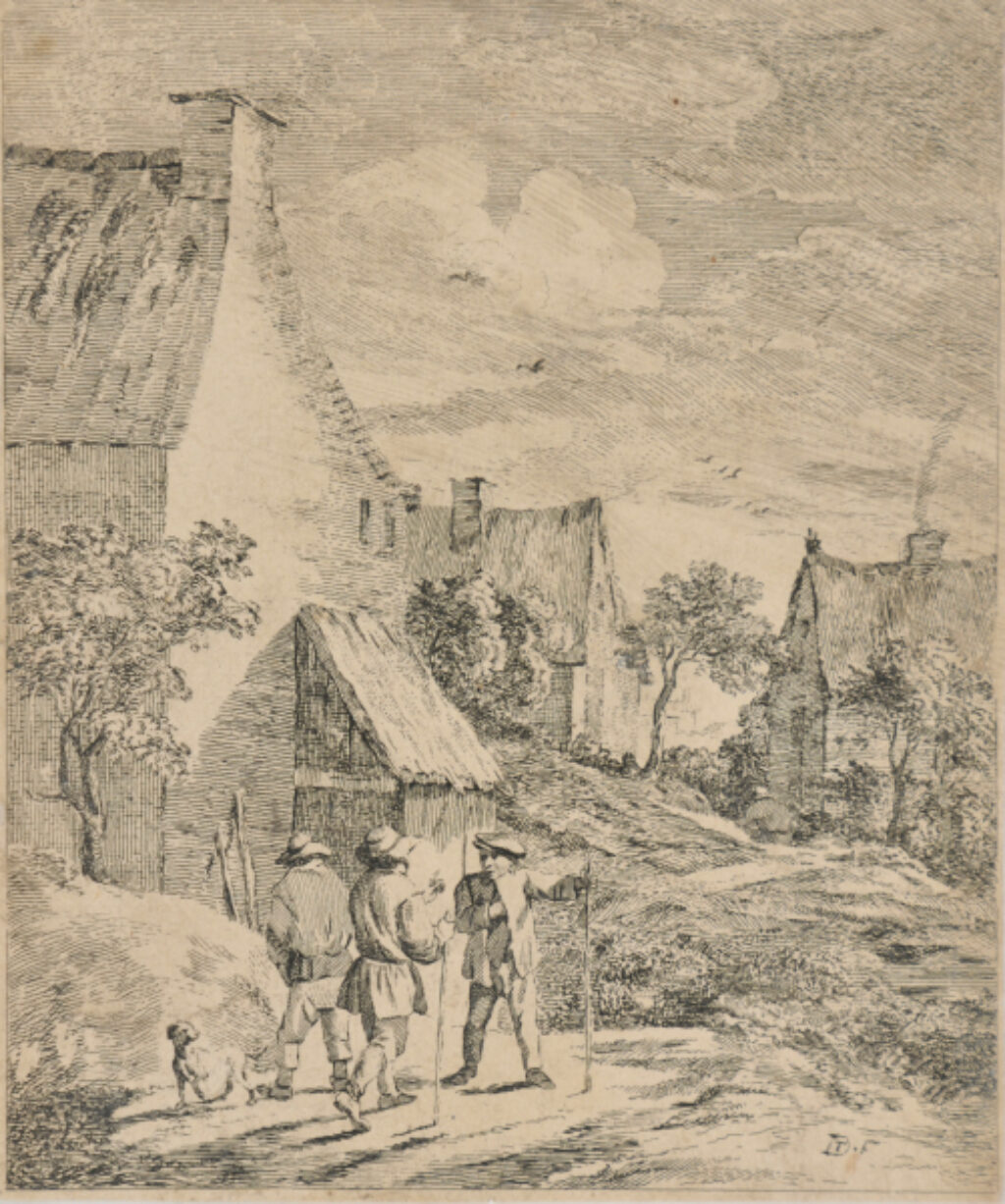 Three Peasants on a Road