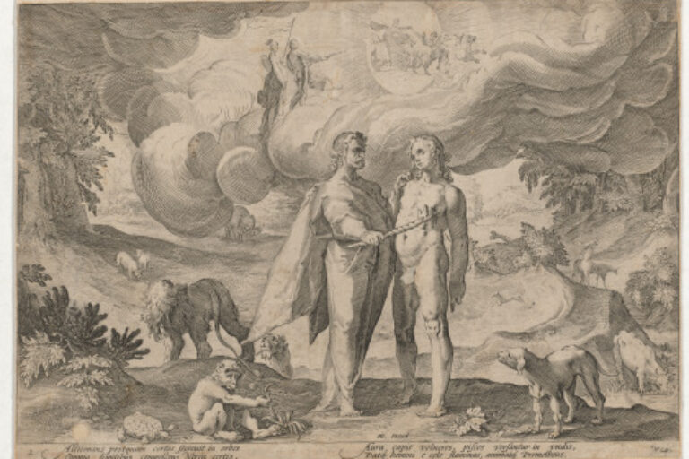 PROMETHEUS MAKING MAN AND ANIMATING HIM WITH FIRE FROM HEAVEN