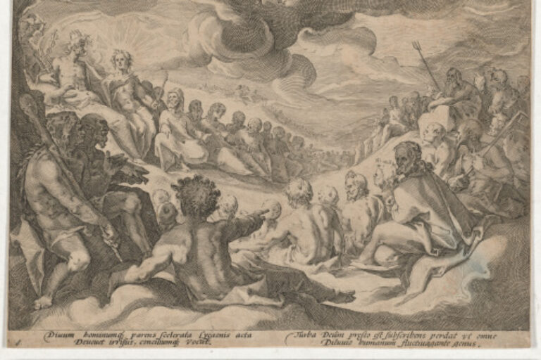JUPITER TAKING COUNSEL FROM THE GODS ABOUT THE DESTRUCTION OF THE UNIVERSE