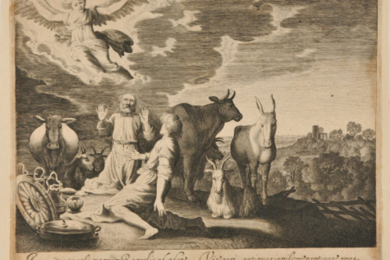 THE ANGEL DEPARTING FROM TOBIT AND TOBIAS