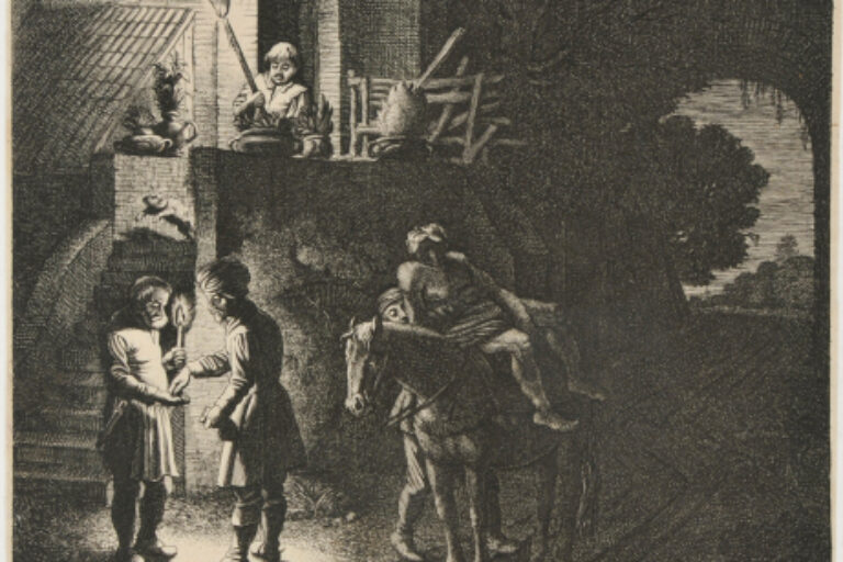 THE GOOD SAMARITAN PAYING THE INNKEEPER