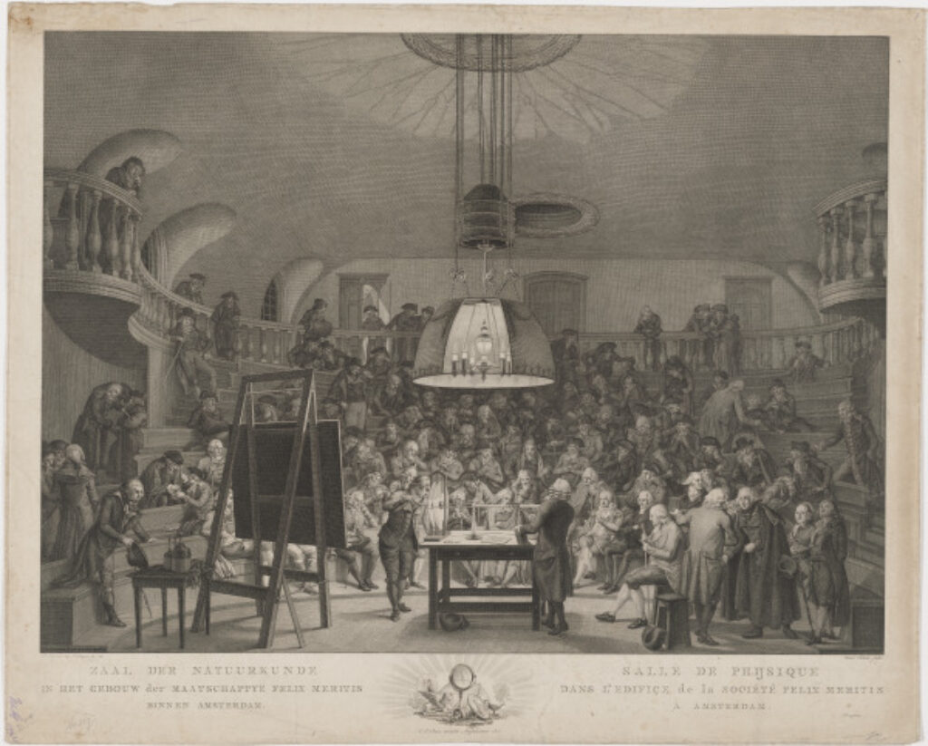 Physics Salon of the Felix Meritis Society in Amsterdam