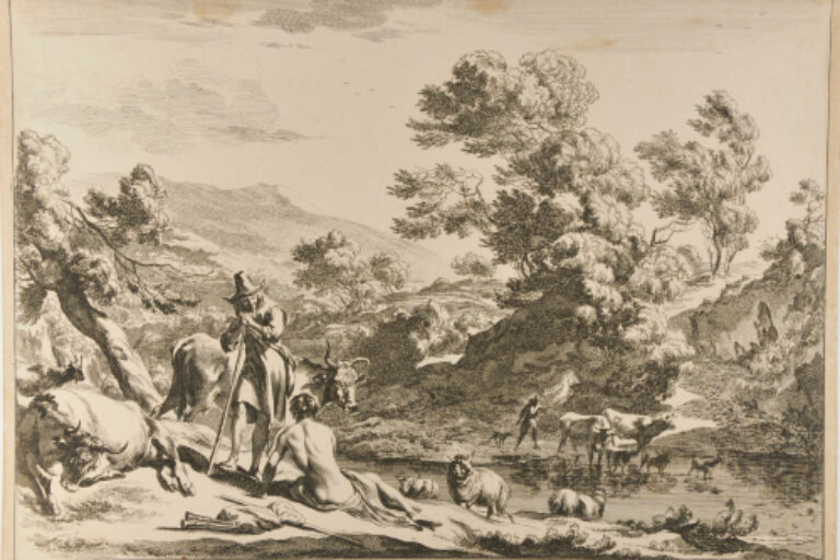 THE HALF NUDE MAN SITTING BY A RIVER