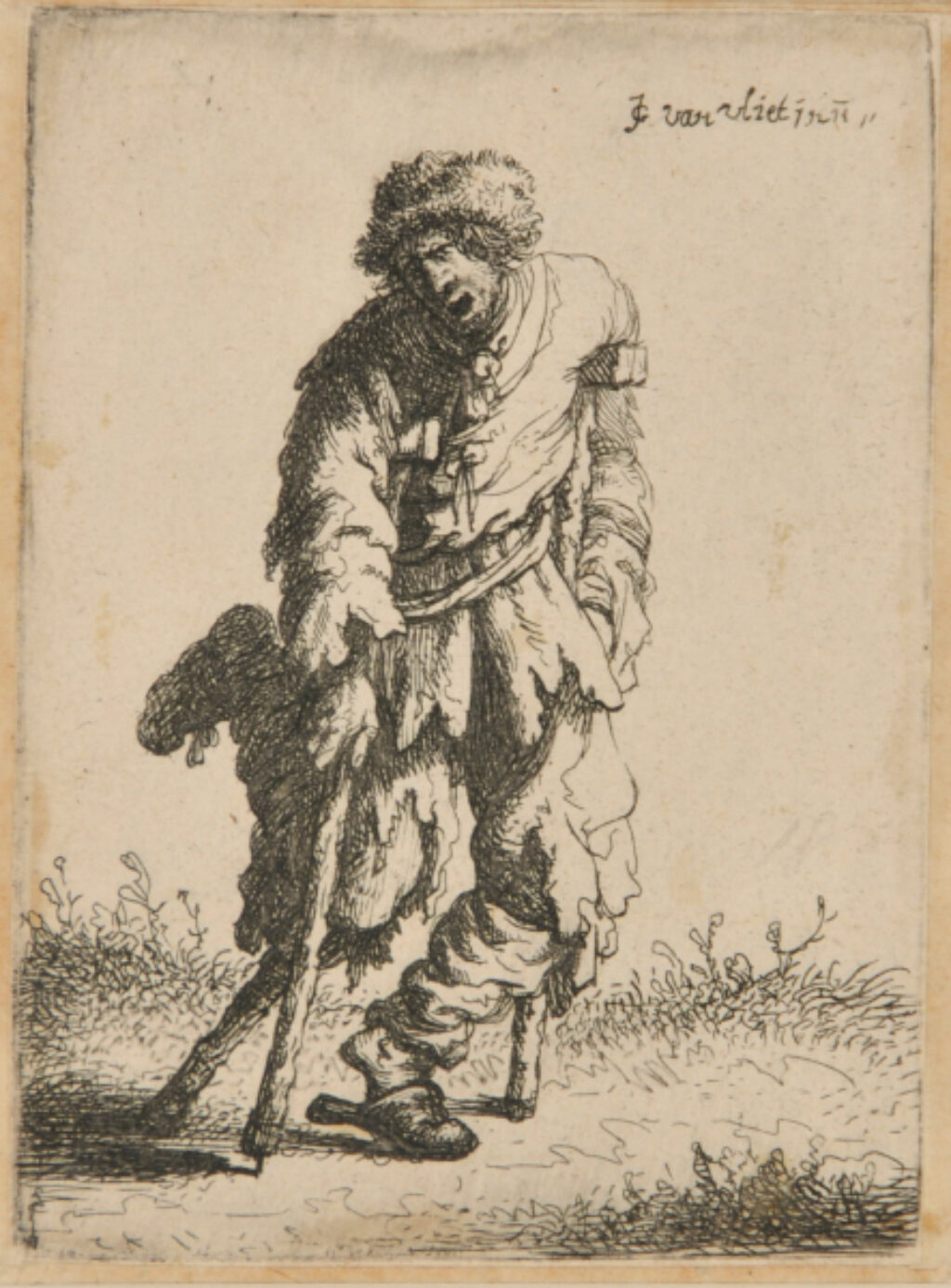 Beggar with a Wooden Leg