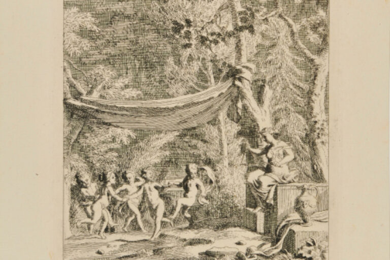 FIVE PUTTI DANCING TO THE MUSIC OF A TRIANGLE