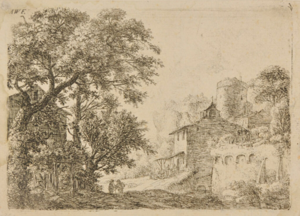 A Gateway Under Trees