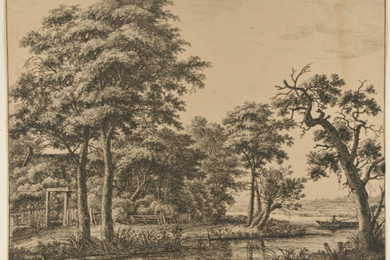 A FARMHOUSE BESIDE THE WATER